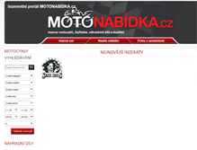 Tablet Screenshot of motonabidka.cz